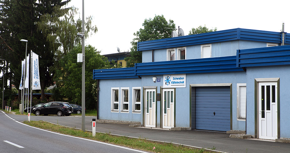 Firmenstandort von Scherabon Kältetechnik in Graz